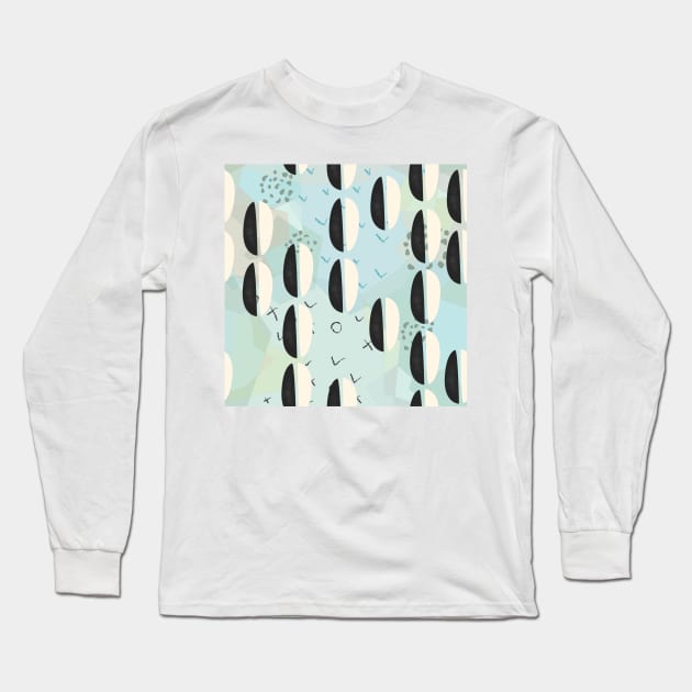 Abstract Long Sleeve T-Shirt by Countryside